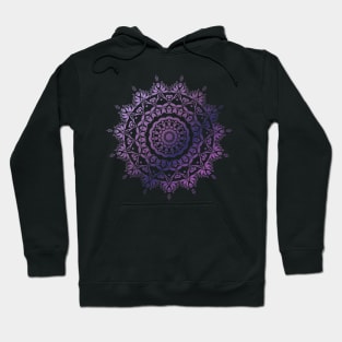 Purple Gradient Mandala Hoodie